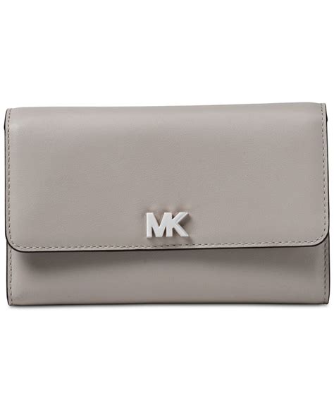 michael michael kors multi function leather wallet|leather Michael Kors Wallet women.